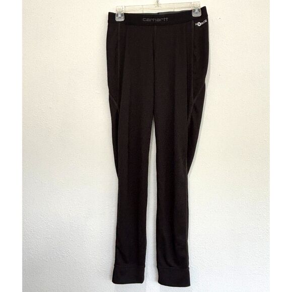 Carhartt Womens Base Force Midweight Baselayer Pants Size Medium Black Tech - Picture 1 of 7